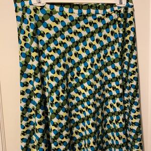 George vintage polka dot flowy skirt.